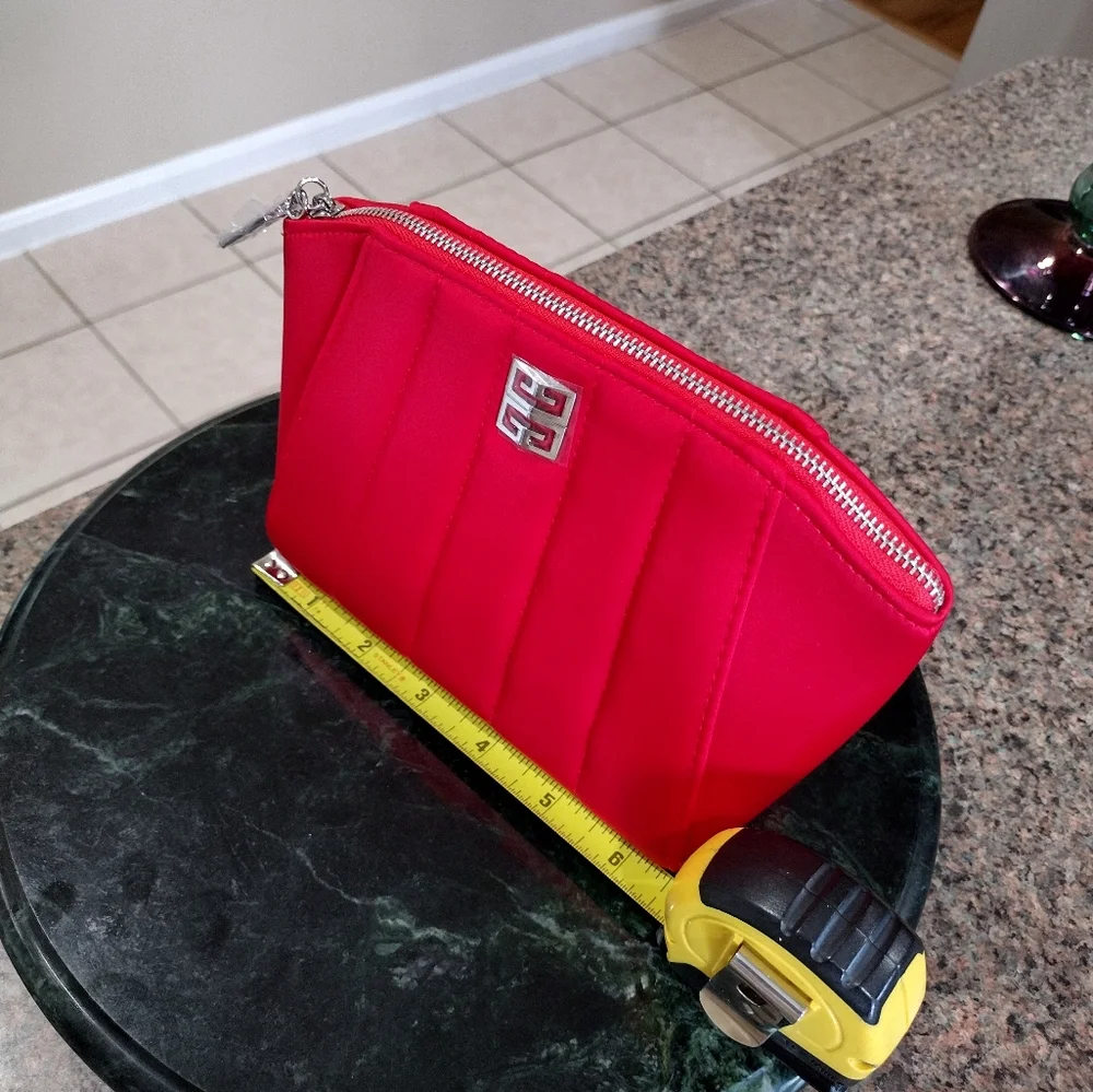 NWOT Givenchy Parfume Red Cosmetic bag